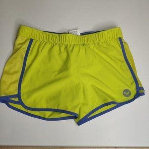 Roxy Shorts Size Medium Bright Greenish Yellow